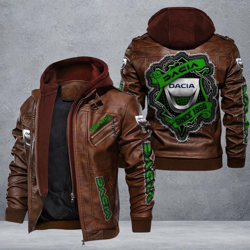 Dacia Leather Jacket Multicolor