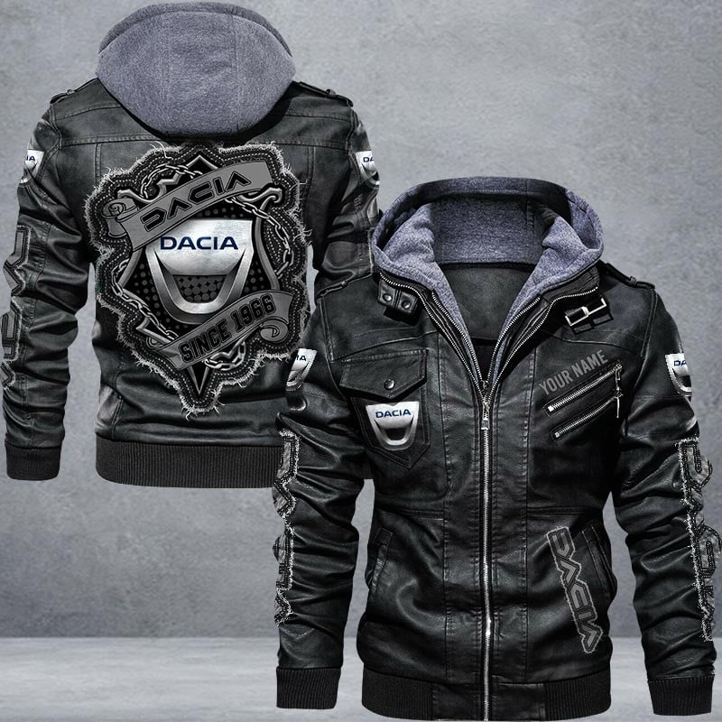 Dacia Leather Jacket Multicolor