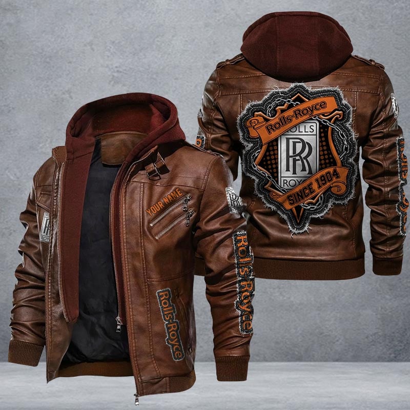 Rolls Royce Leather Jacket Multicolor