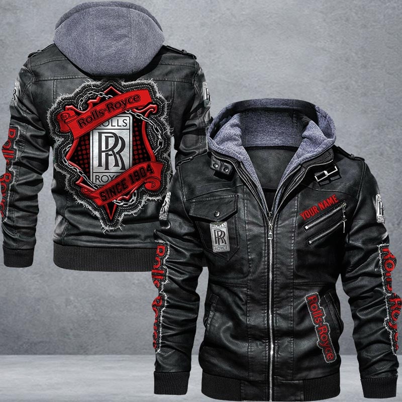 Rolls Royce Leather Jacket Multicolor