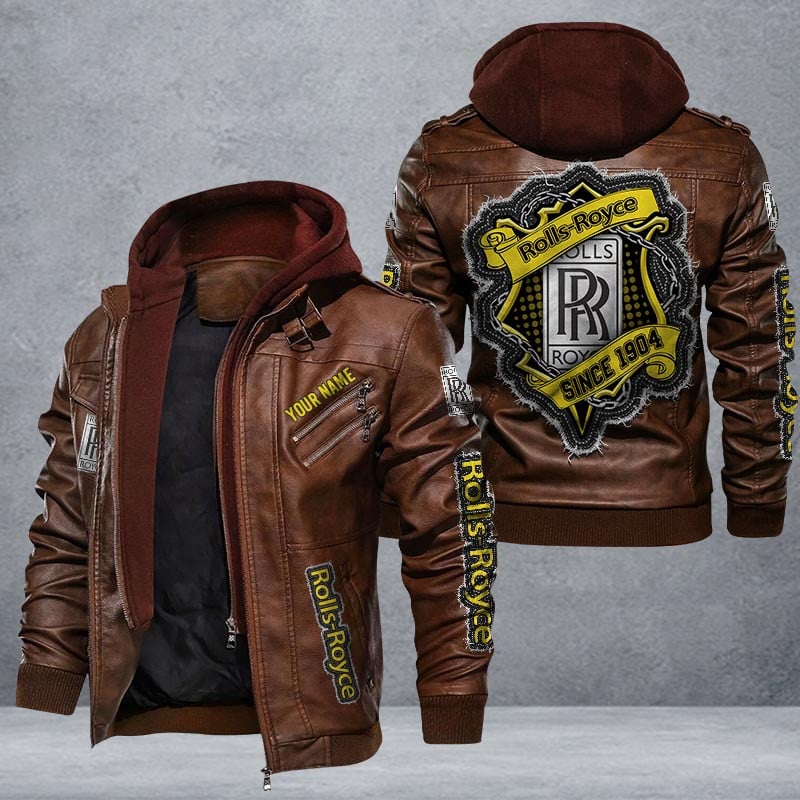 Rolls Royce Leather Jacket Multicolor