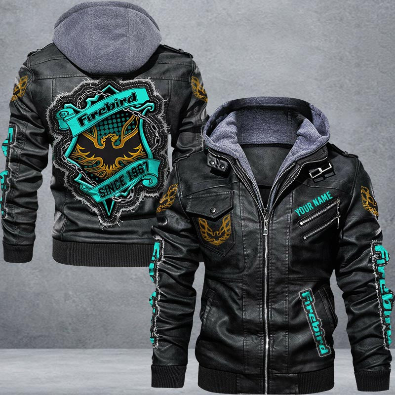 Firebird Pontiac Leather Jacket Multicolor