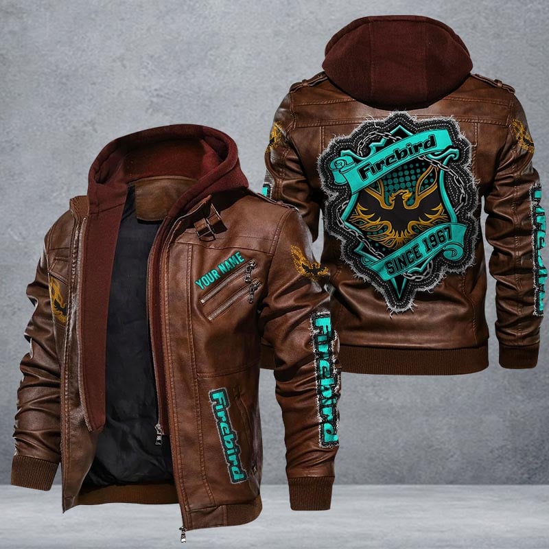 Firebird Pontiac Leather Jacket Multicolor