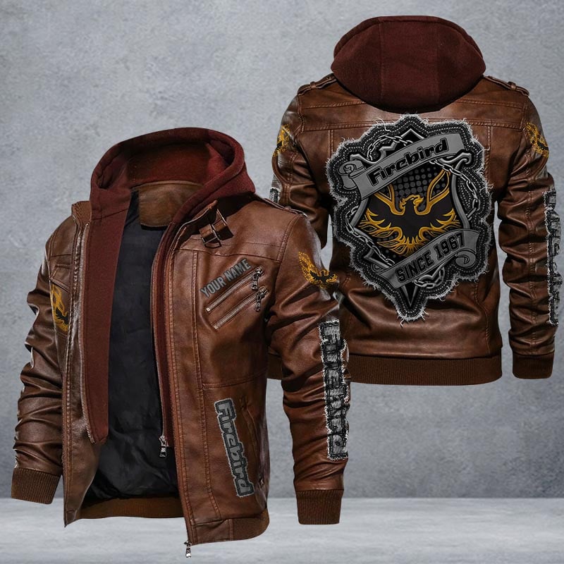Firebird Pontiac Leather Jacket Multicolor