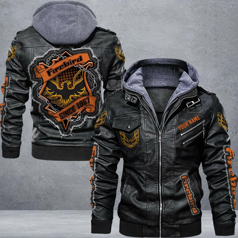 Firebird Pontiac Leather Jacket Multicolor
