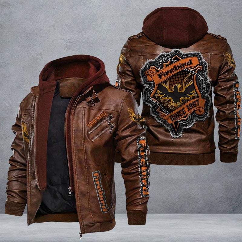 Firebird Pontiac Leather Jacket Multicolor