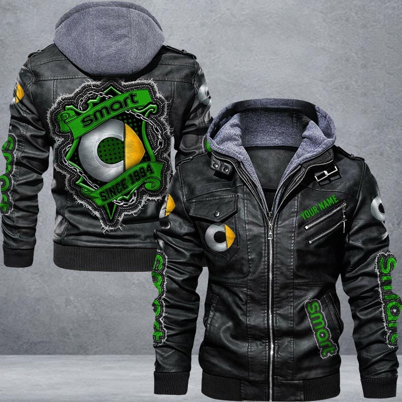Smart Leather Jacket Multicolor