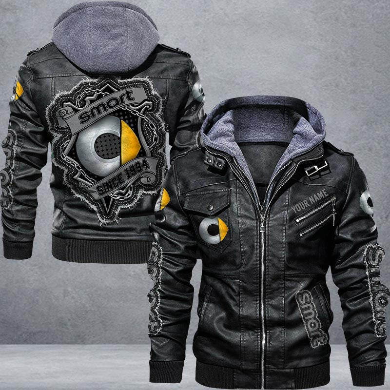 Smart Leather Jacket Multicolor