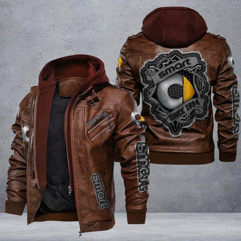Smart Leather Jacket Multicolor