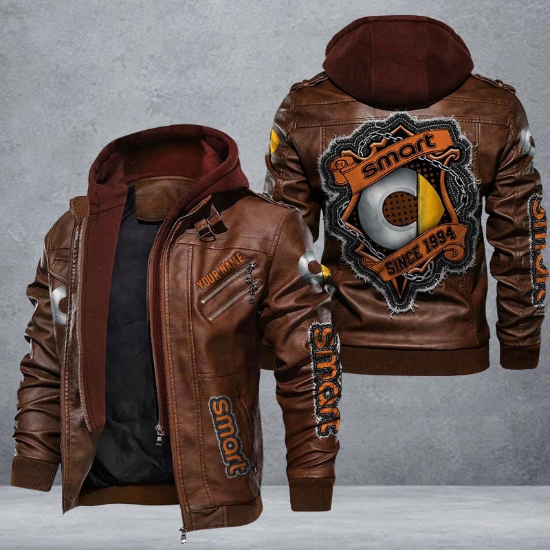 Smart Leather Jacket Multicolor
