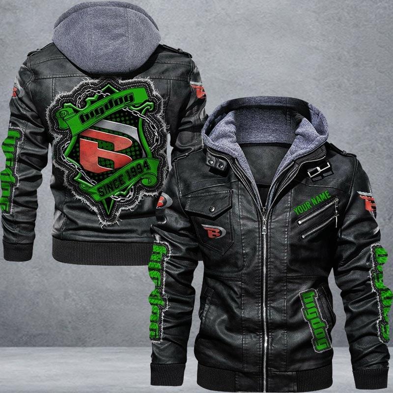 Big Dog Motorcycles Leather Jacket Multicolor