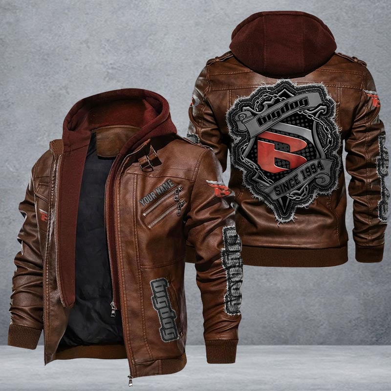Big Dog Motorcycles Leather Jacket Multicolor