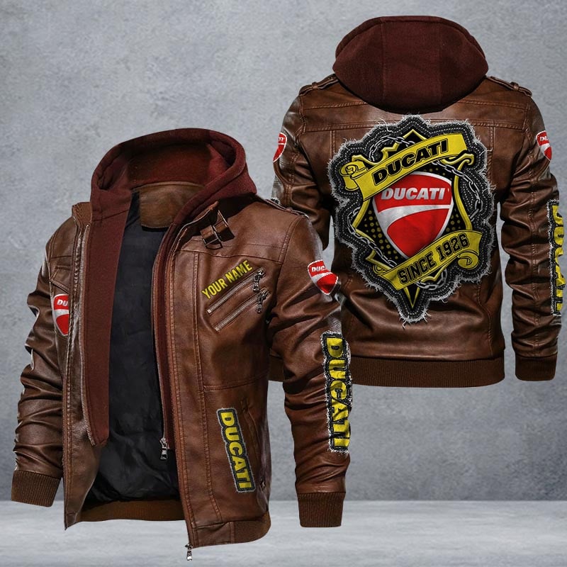 Ducati Leather Jacket Multicolor