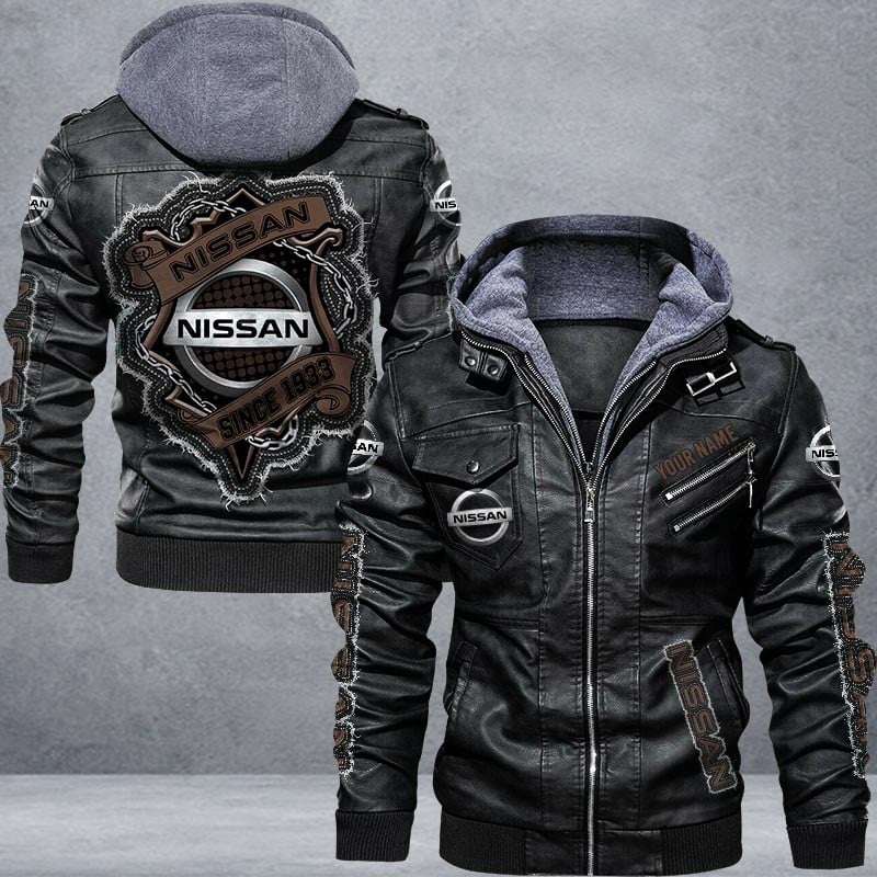Nissan Leather Jacket Multicolor