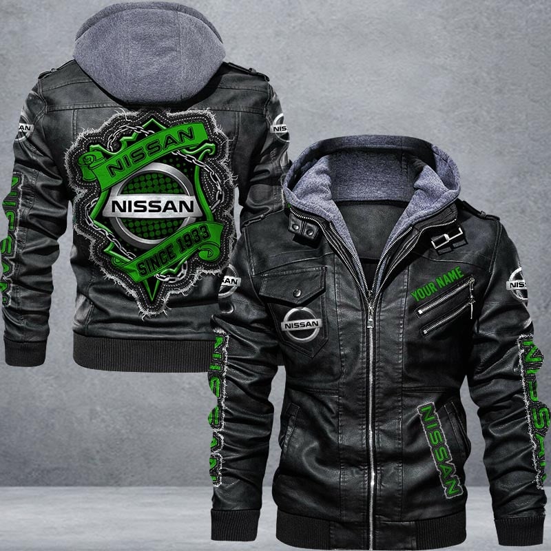 Nissan Leather Jacket Multicolor