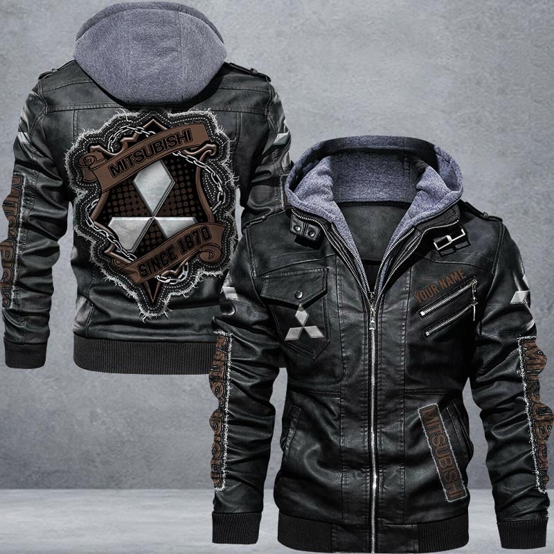 Mitsubishi Leather Jacket Multicolor