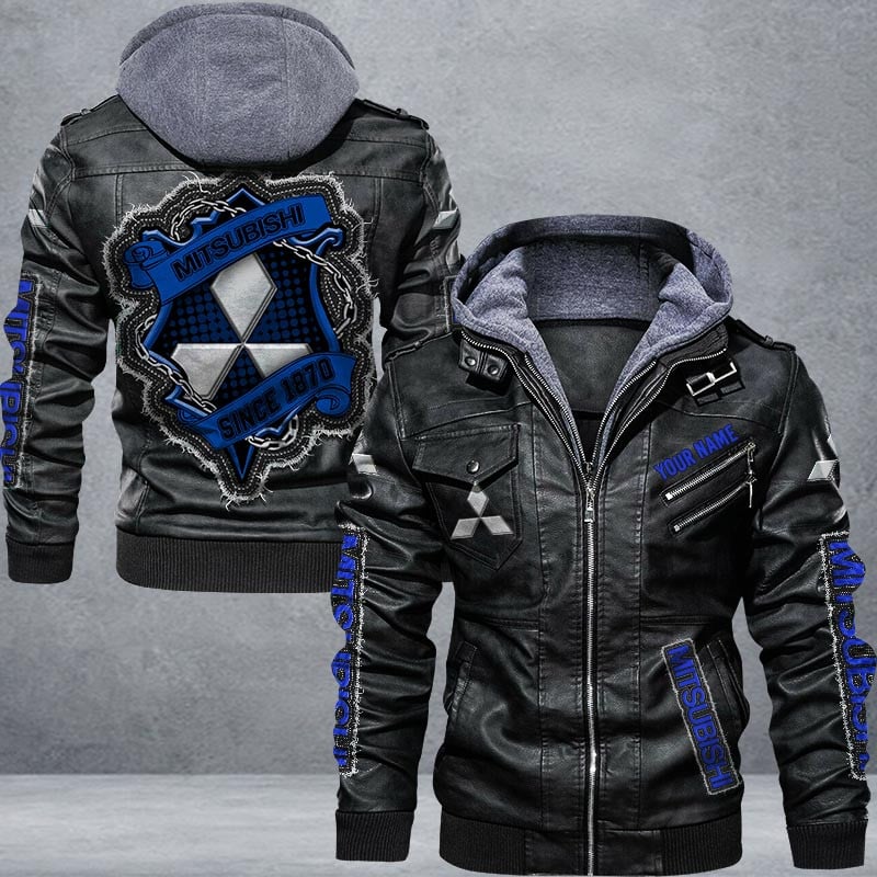 Mitsubishi Leather Jacket Multicolor