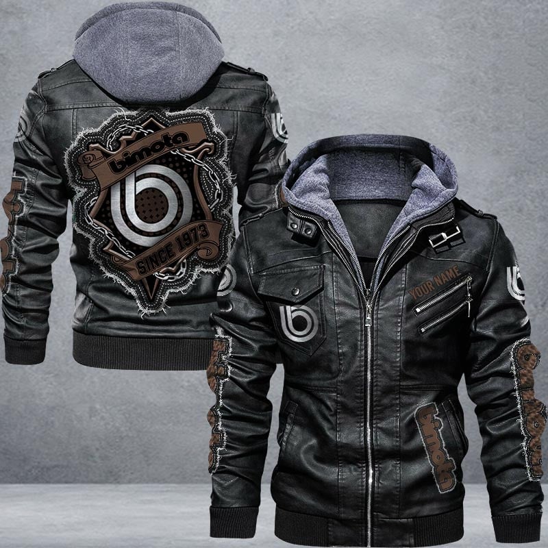 Bimota Leather Jacket Multicolor