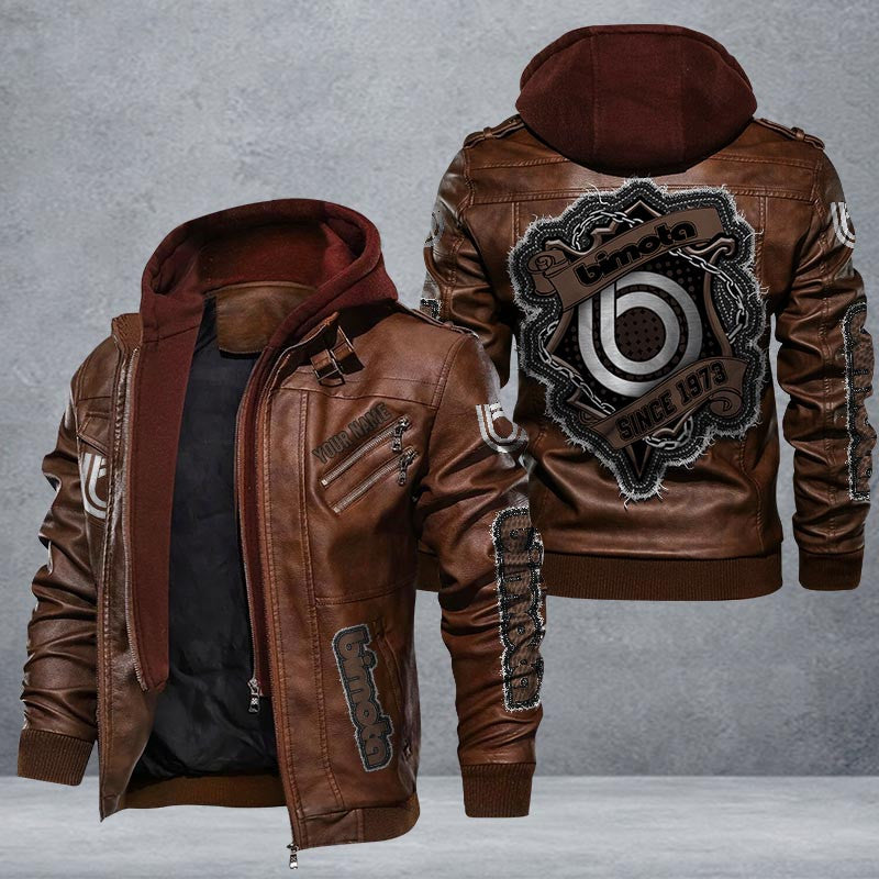 Bimota Leather Jacket Multicolor