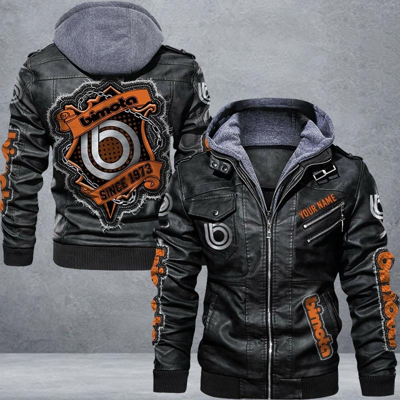 Bimota Leather Jacket Multicolor
