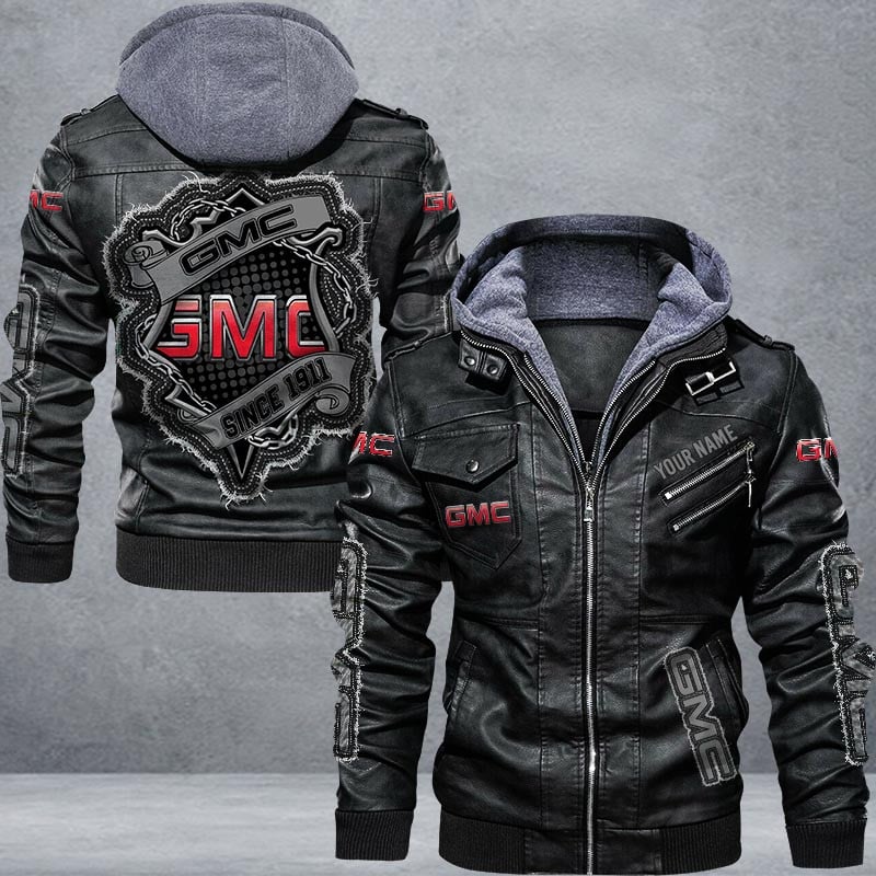GMC Leather Jacket Multicolor
