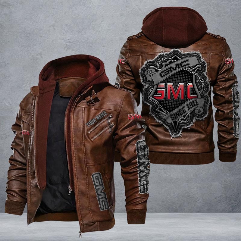 GMC Leather Jacket Multicolor