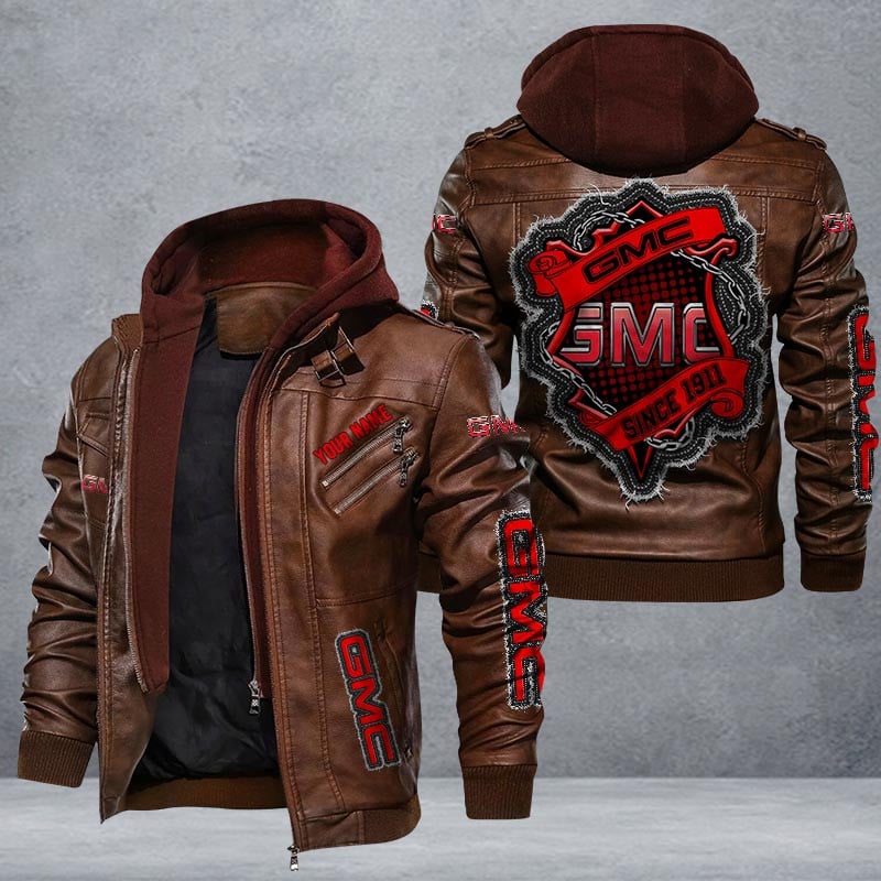 GMC Leather Jacket Multicolor