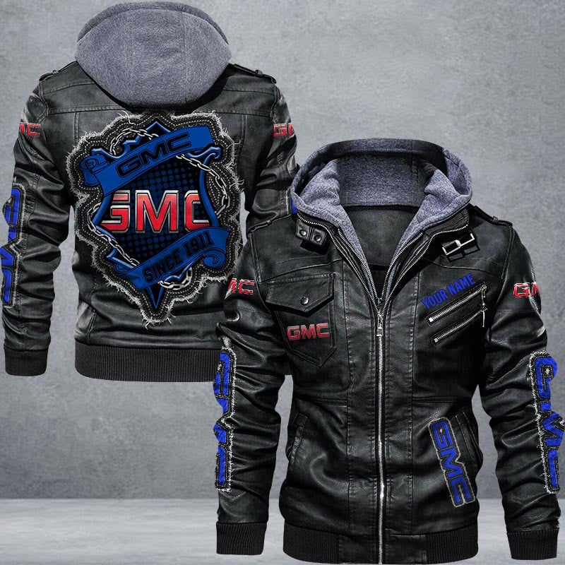 GMC Leather Jacket Multicolor
