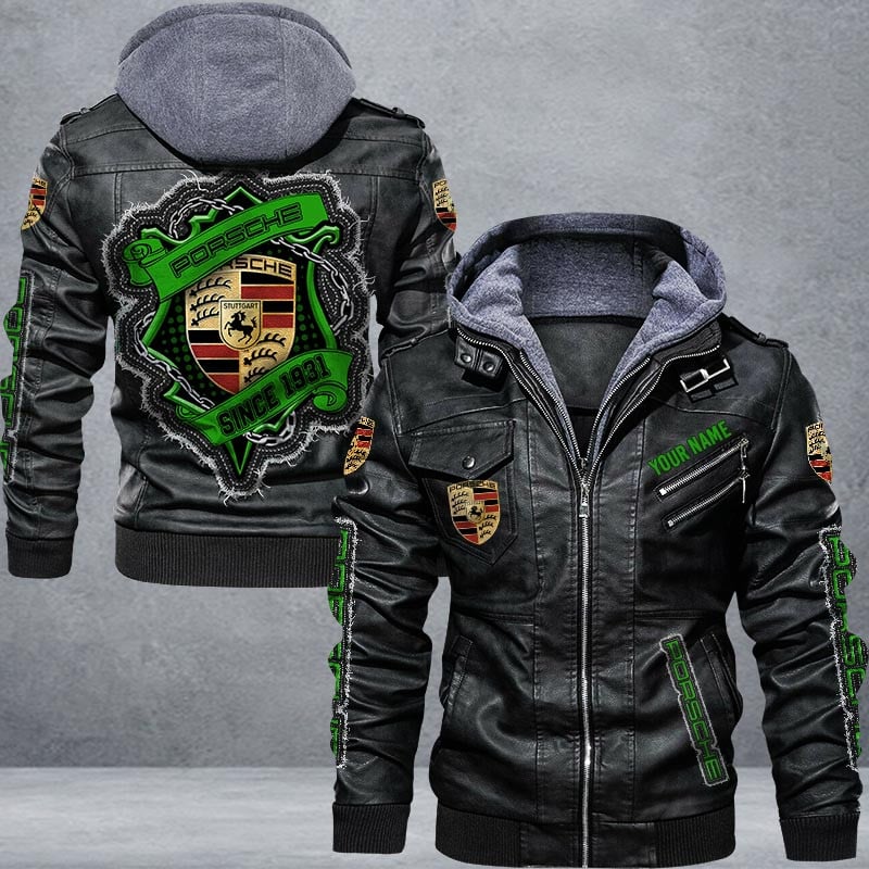 Porsche Leather Jacket Multicolor