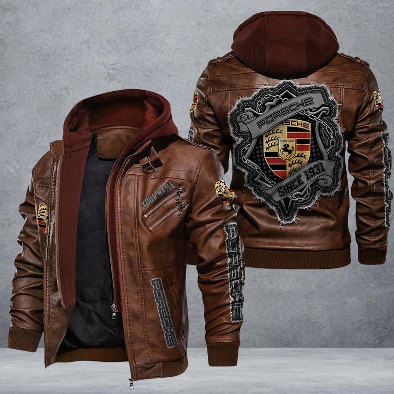 Porsche Leather Jacket Multicolor