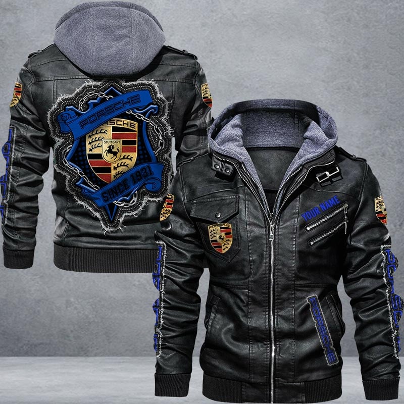 Porsche Leather Jacket Multicolor