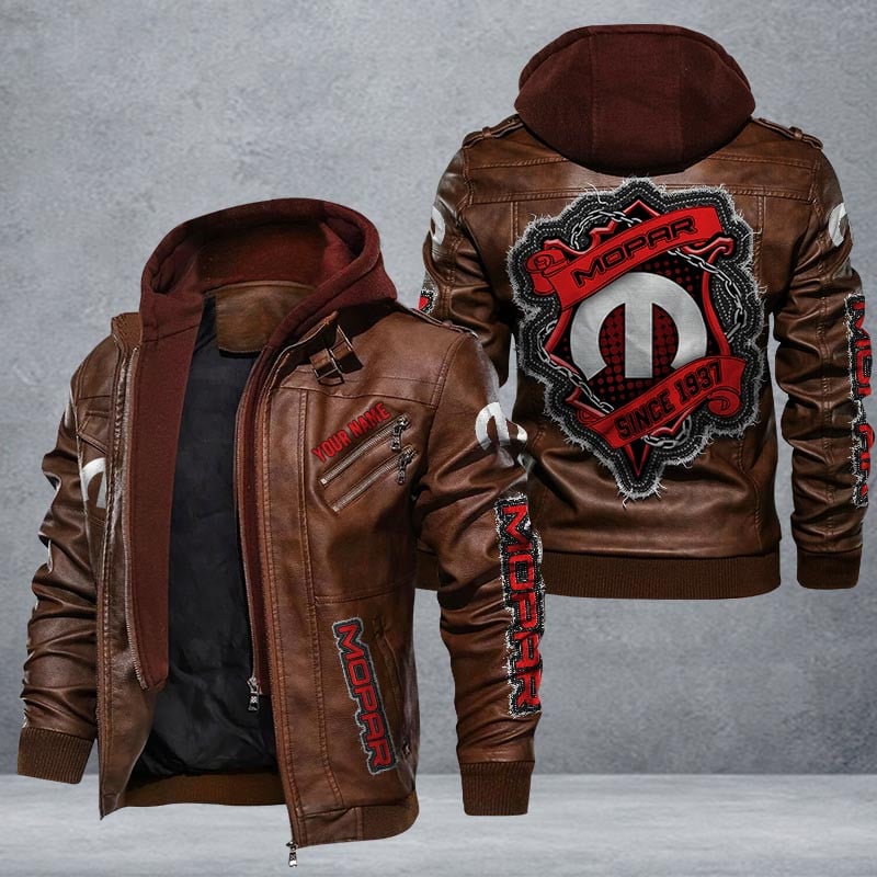 Mopar Leather Jacket Multicolor