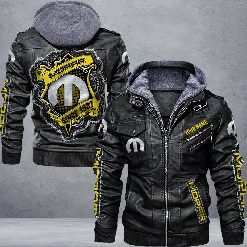 Mopar Leather Jacket Multicolor