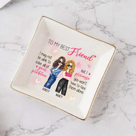 To My Best Friend - Personalized Bestie Jewelry Dish