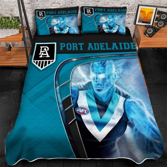 Port Adelaide Power All Over Print Bedding Sets
