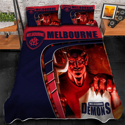 Melbourne Football Club All Over Print Bedding Sets