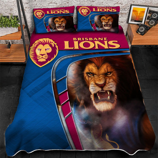 Brisbane Lions All Over Print Bedding Sets