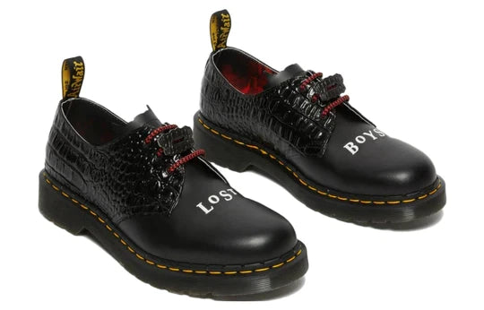 Boys Leather Oxford Black Shoes
