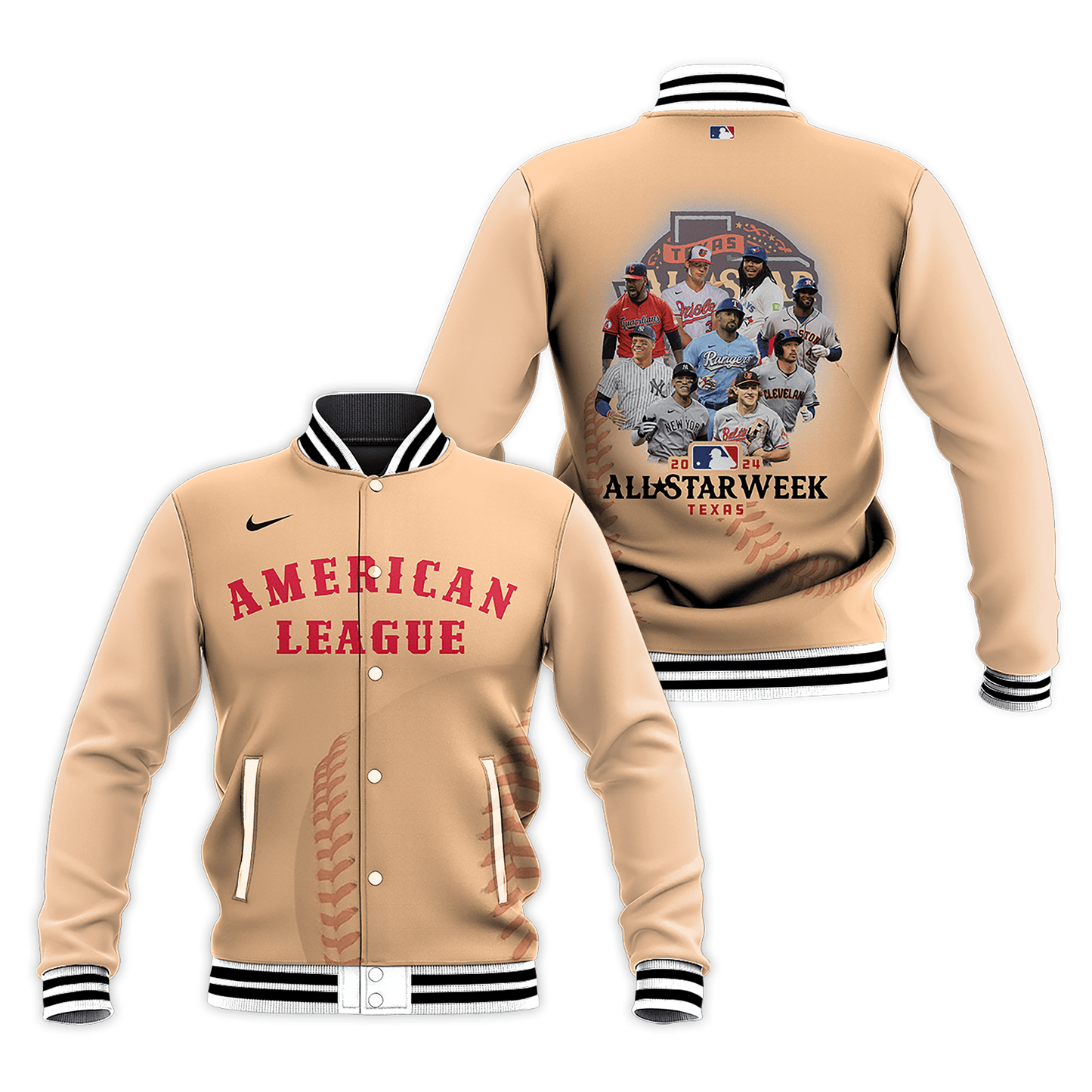 All Star Game MLB 2024 American League Team All Over Print Jacket
