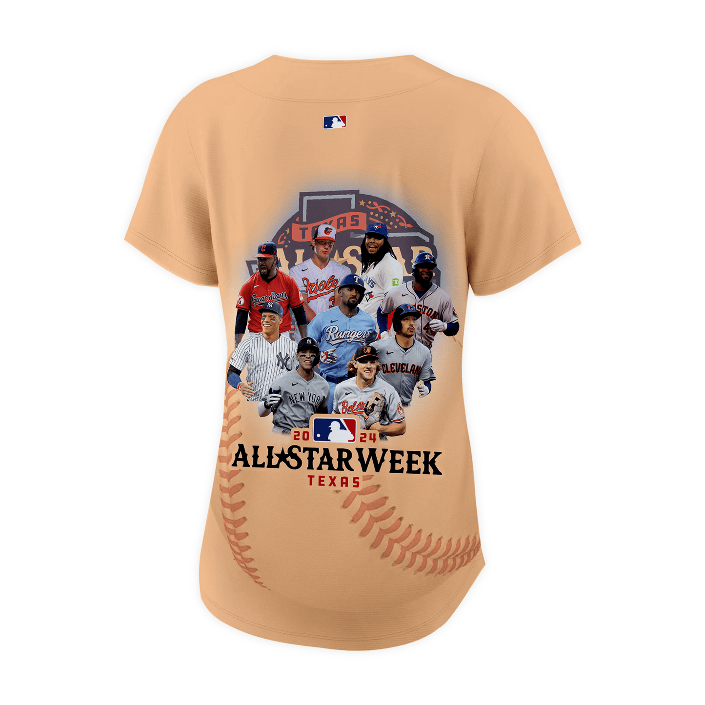 All Star Game MLB 2024 American League Team All Over Print Women Baseball Jersey