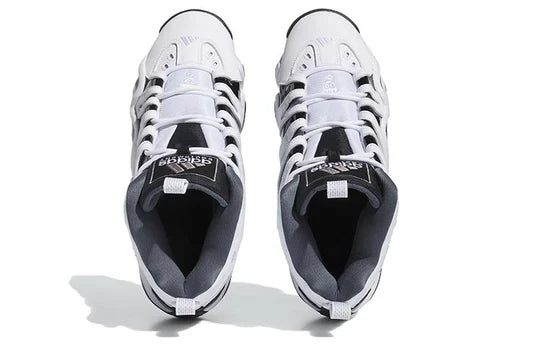 Men's Adidas Crazy 8 White Black Shoes