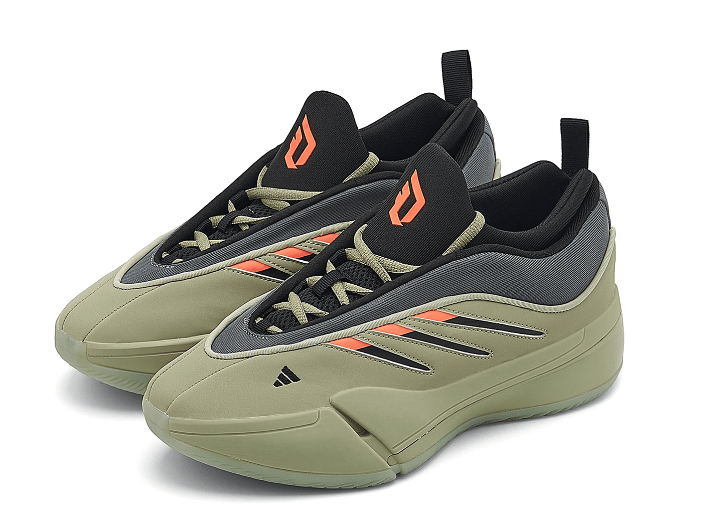 Men's Adidas Dame 9 Green Black Shoes