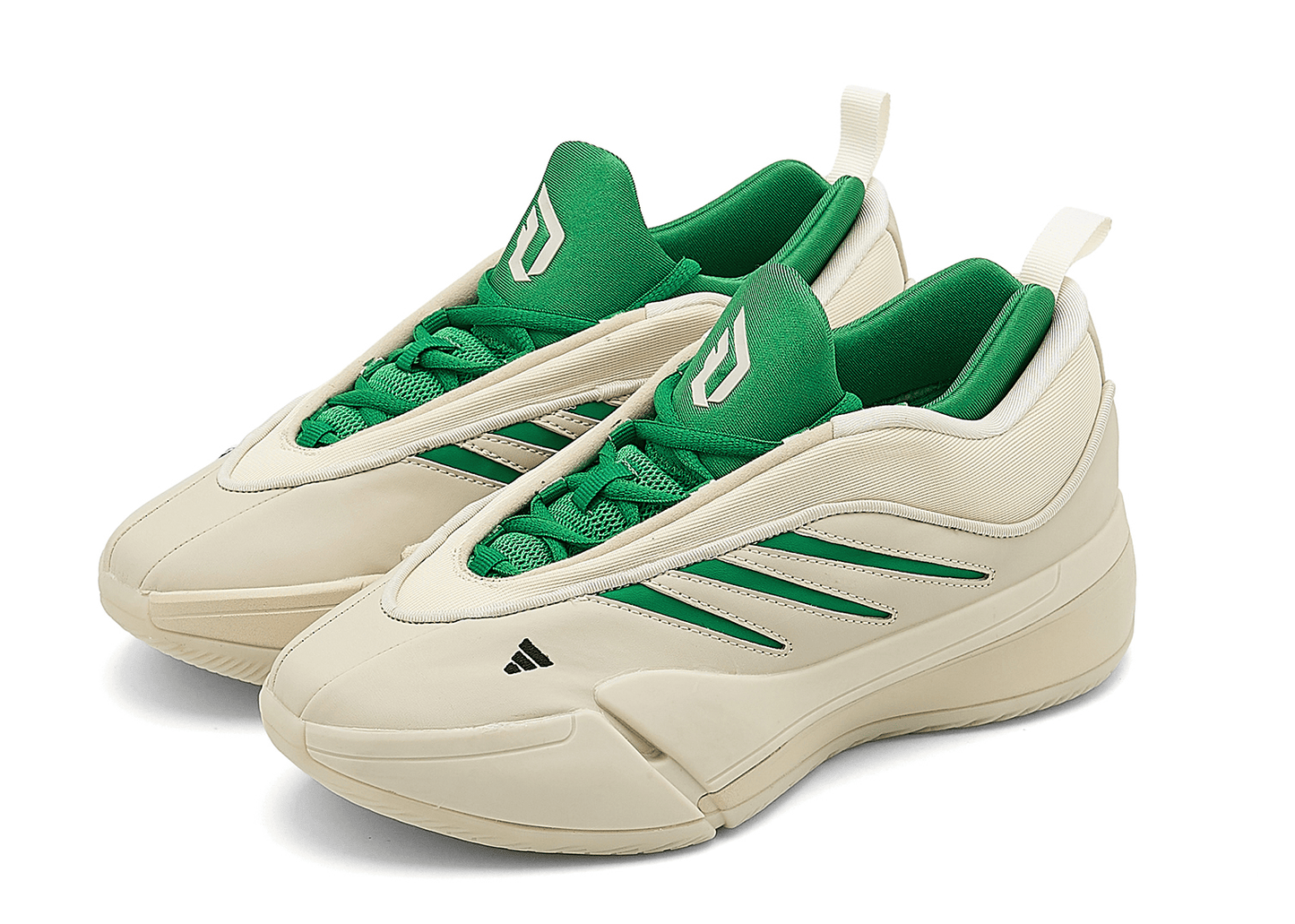 Men's Adidas Dame 9 Grey Green Shoes