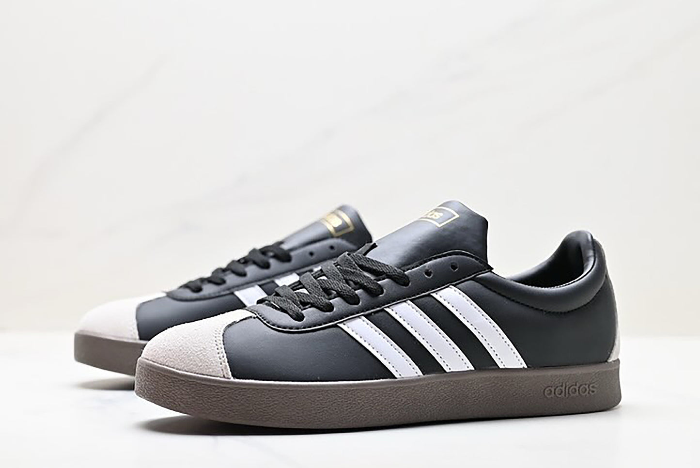 Men's Adidas neo VL Court 2.0 Black Shoes
