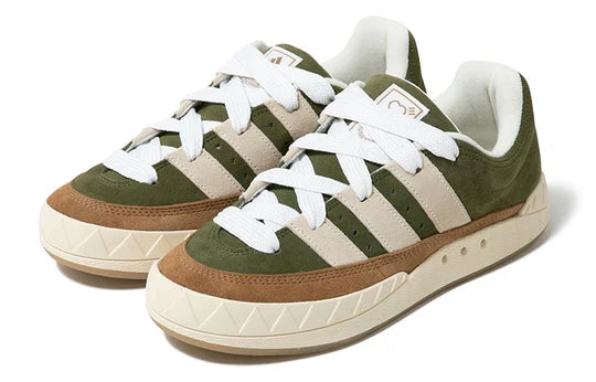 Men's adidas Human Made x Adimatic Dust Green Cream White Shoes