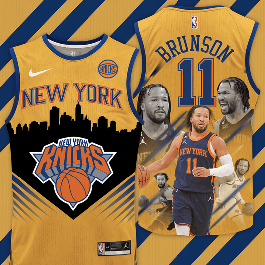 Jalen #11 Knicks NY Team 3D Basketball Jersey