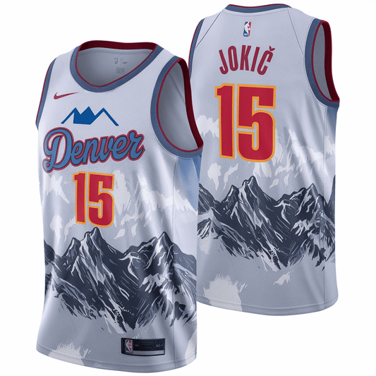 Jokić #15 Denver Team 3D Basketball Jersey