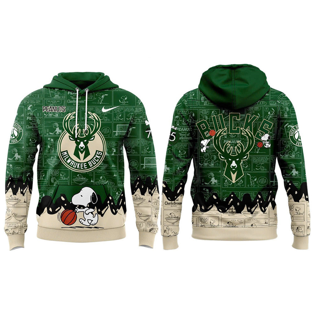 MB Basketball 75th Anniversary Of Peanuts All Over Print Hoodie