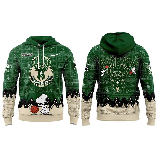 MB Basketball 75th Anniversary Of Peanuts All Over Print Hoodie