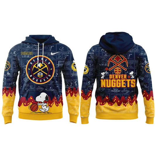 DN Basketball 75th Anniversary Of Peanuts All Over Print Hoodie